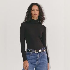 Everlane - The Luxe Rib Turtleneck- lg , new